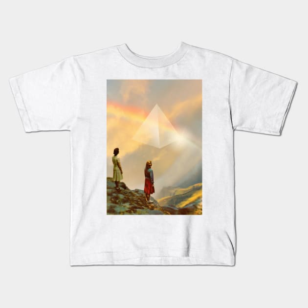 Prism Kids T-Shirt by lacabezaenlasnubes